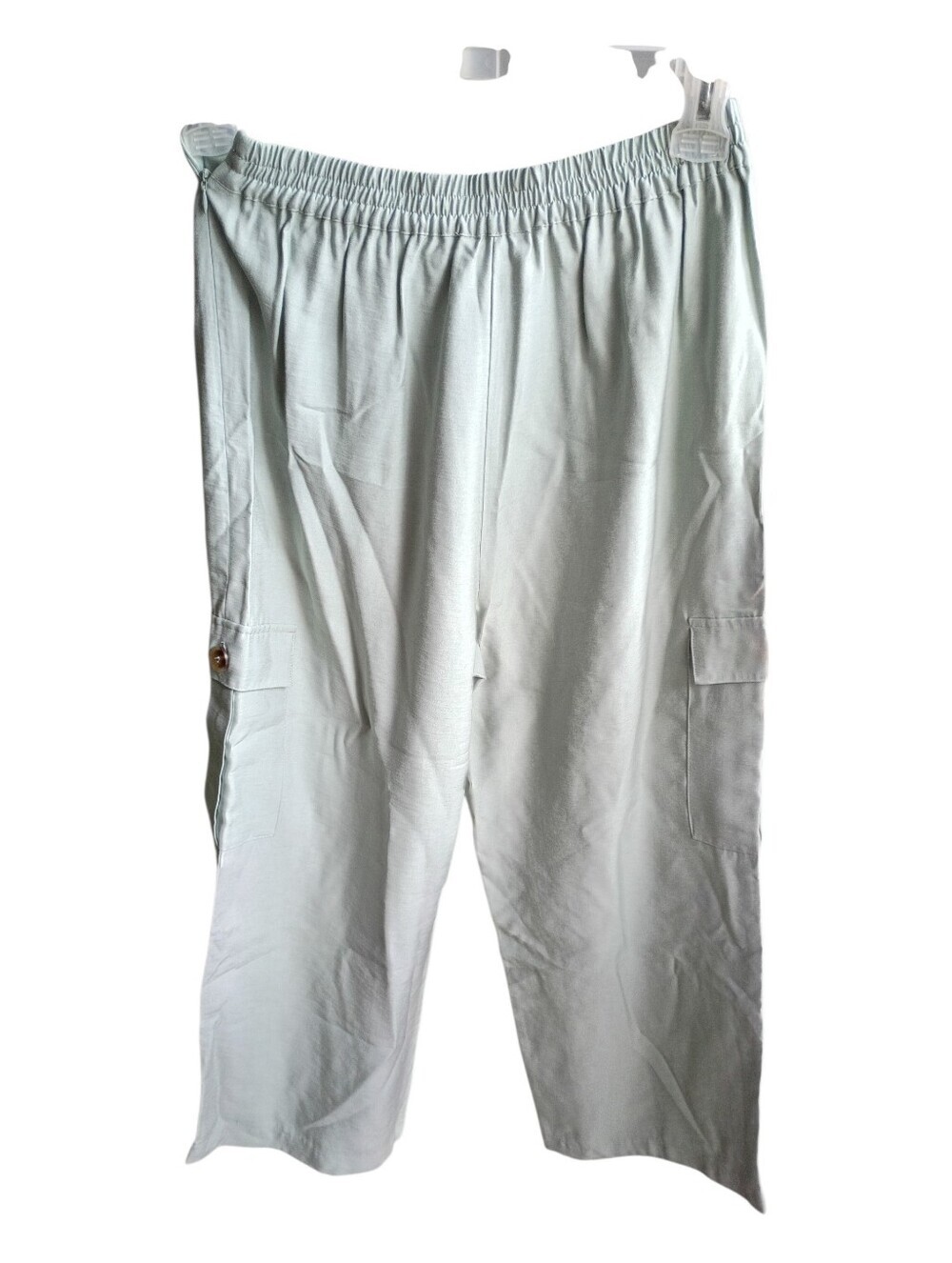 NWT Naked Zebra Light Green Flowy Pants - Picture 5 of 6